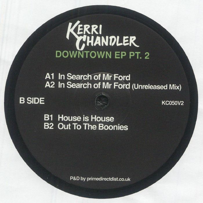 Kerri Chandler – Downtown EP Pt. 2 (12", Kerri Chandler, 2026) Back Cover