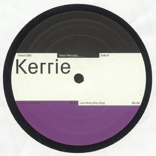 Kerrie – Echoes of the Live Wire (12", Tresor, 2025) front cover