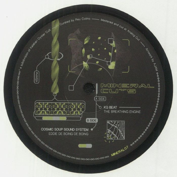 KG Beat Cosmic Soup Sound System – MINERAL07 (12", Mineral Cuts, 2023) Front Cover
