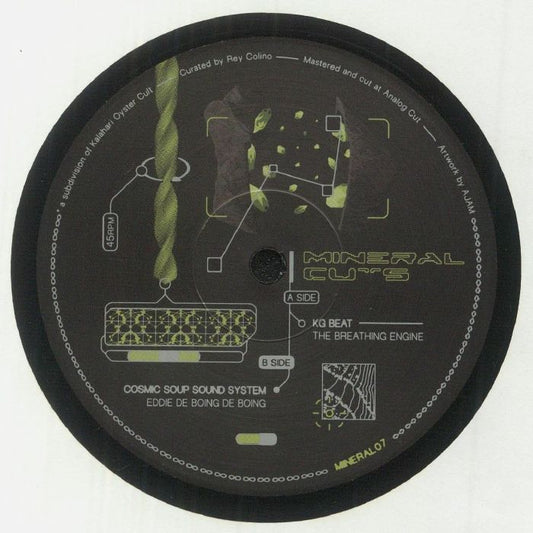 KG Beat Cosmic Soup Sound System – MINERAL07 (12", Mineral Cuts, 2023) Front Cover