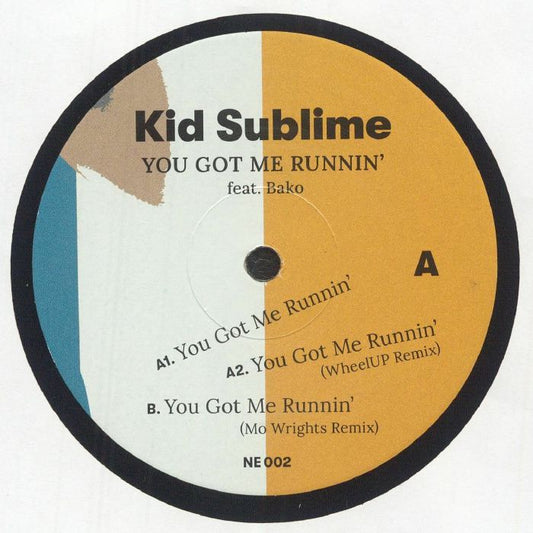 Kid Sublime Feat. Bako – You Got Me Runnin' (12", Natural Element, 2025) front cover