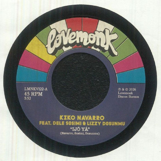 Kiko Navarro – Ijo Ya (7", Lovemonk, 2026) Front Cover