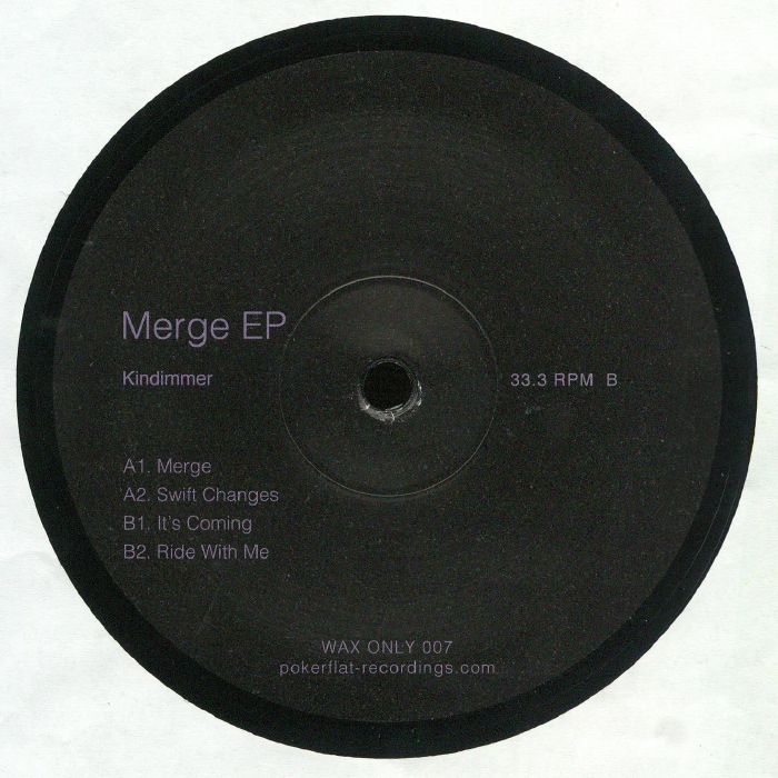 Kindimmer – Merge EP (12", Poker Flat Recordings, 2018) Back Cover