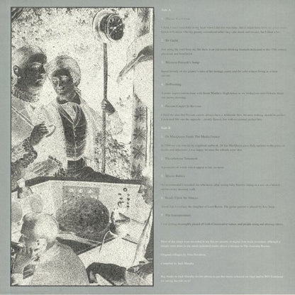 Kitchen Cynics – Beads Upon An Abacus (LP, The Trilogy Tapes, 2021) Back Cover