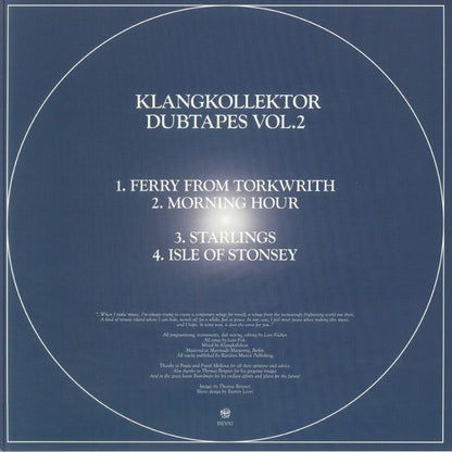 Klangkollektor – Dubtapes Vol.2 (12", Before I Die, 2025) back cover