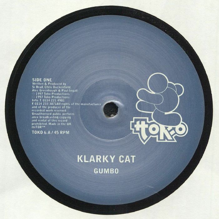 Klarky Cat – Gumbo (12", Toko Records, 2025) front cover