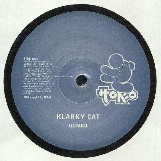 Klarky Cat – Gumbo (12", Toko Records, 2025) front cover