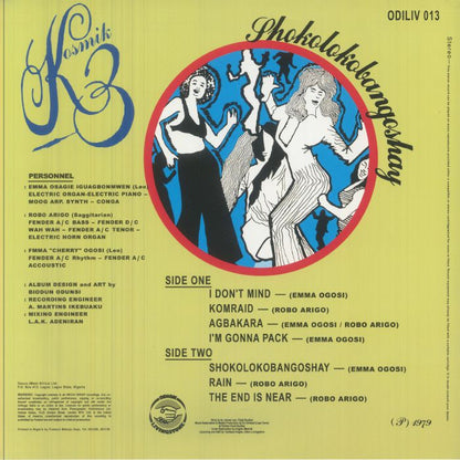 Kosmik 3 – Shokolokobangoshay (LP, Odion Livingstone, 2026) Back Cover