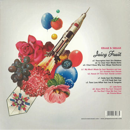 Kraak & Smaak – Juicy Fruit (2xLP, Orange, Jalapeno Records, 2026) Back Cover