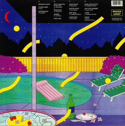 Kraak & Smaak – Pleasure Centre (2xLP, Boogie Angst, 2019) Back Cover