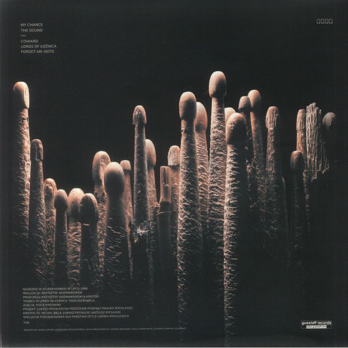 Kristen – Kristen (LP, Gusstaff Records, 2023) Back Cover