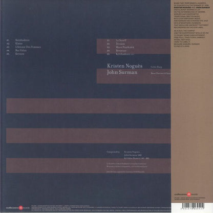 Kristen Nogues , John Surman – Diriaou (LP, SouffleContinu Records, 2025) back cover