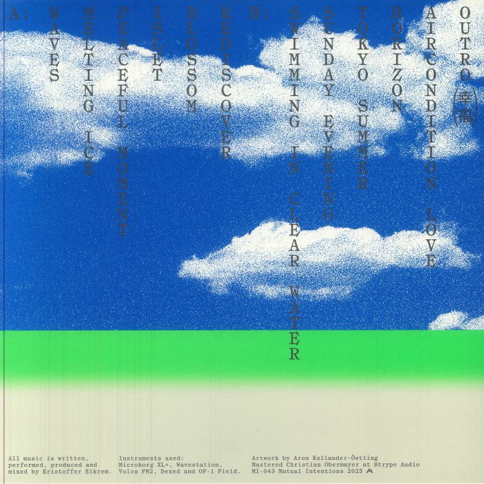 Kristoffer Eikrem –  Beneath the Sky and Moments Between (12", Mutual Intentions, 2025) back cover