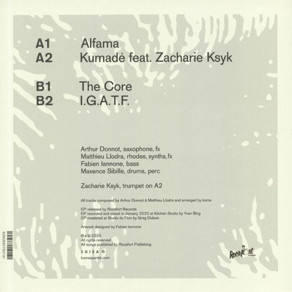Kuma – Kumadé (12", Rocafort Records, 2020) Back Cover