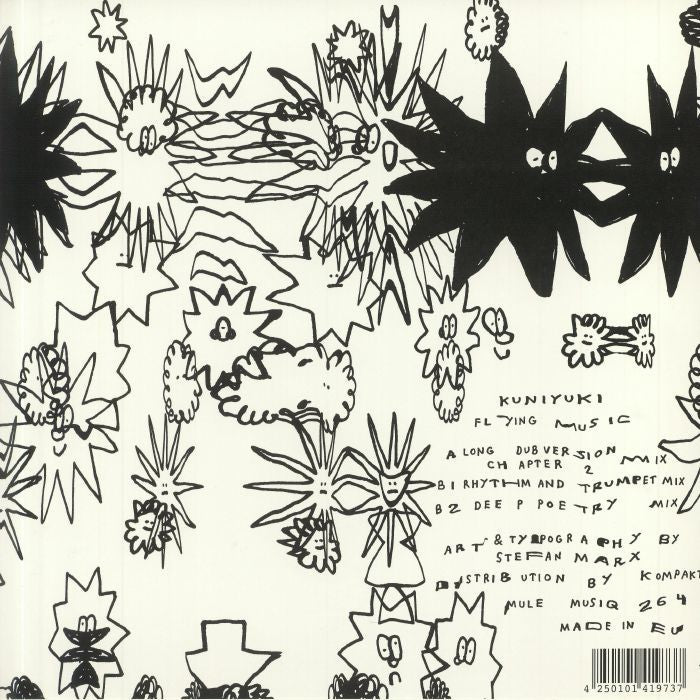 Kuniyuki – Flying Music (12", Mule Musiq, 2020) Back Cover