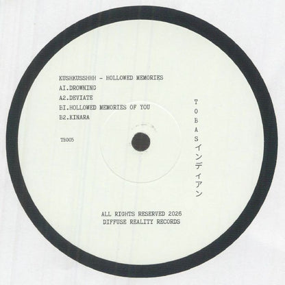 Kushkusshhh – Hollowed Memories (12", Diffuse Reality, 2026) Back Cover