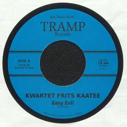 Kwartet Frits Kaatee Jeanette Cordee – Easy Evil (7", Tramp Records, 2025) Front Cover
