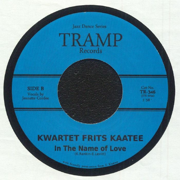 Kwartet Frits Kaatee Jeanette Cordee – Easy Evil (7", Tramp Records, 2025) Back Cover