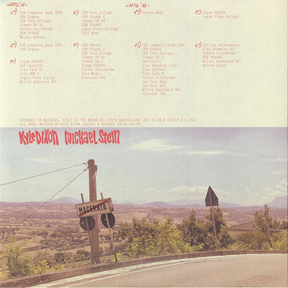 Kyle Dixon & Michael Stein – Marche 22 (LP, Gatefold, Hourglass Recordings, 2026) Back Cover