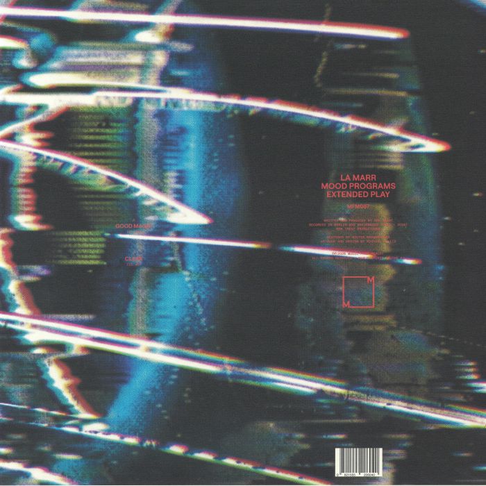 La Marr – Mood Programs - Extended Play (12", Music From Memory, 2026) Back Cover