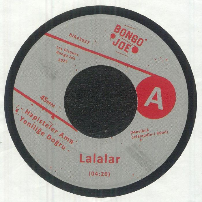 Lalalar – Hapisteler Ama Yeniliğe Doğru (7", Les Disques Bongo Joe, 2025) Front Cover
