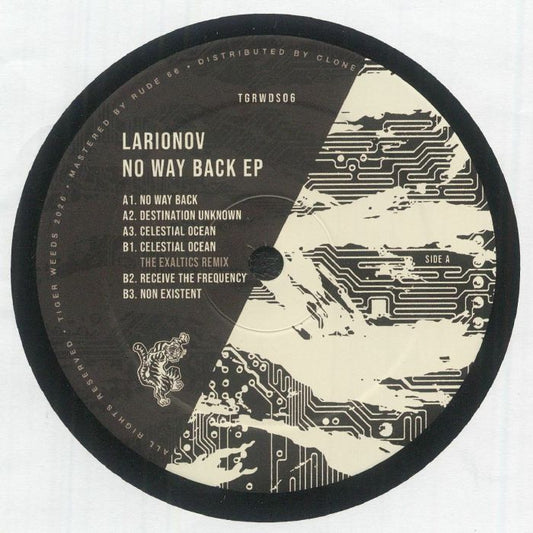 Larionov – No Way Back EP (12", Tiger Weeds, 2026) Front Cover