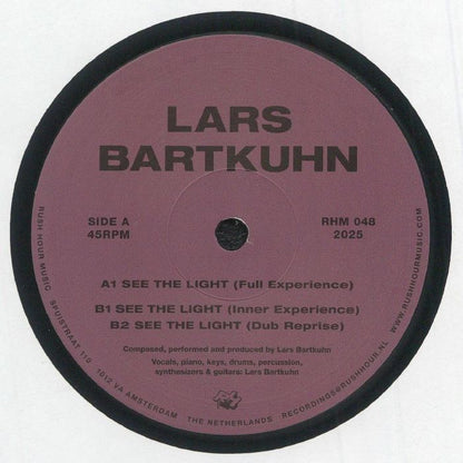 Lars Bartkuhn – See The Light (12", Rush Hour, 2025) Front Cover
