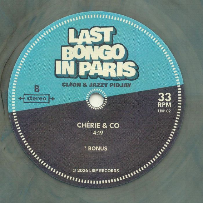 Last Bongo In Paris – A New Day (7", LBIP, 2026) Back Cover
