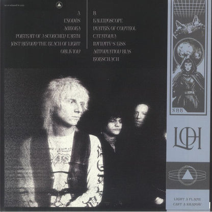 Lathe Of Heaven – Aurora (LP, Transparent Blue, Sacred Bones Records, 2025) Back Cover