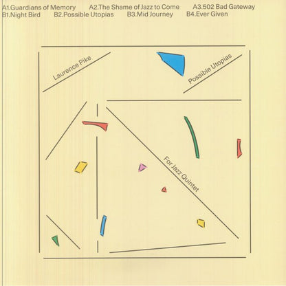 Laurence Pike – Possible Utopias For Jazz Quintet (LP, Balmat, 2026) Front Cover