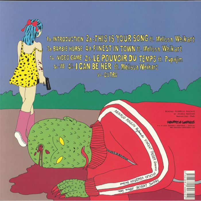 Laurent Bardainne – Prologue (12", Heavenly Sweetness, 2026) Back Cover
