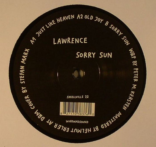 Lawrence – Sorry Sun (12", Smallville Records, 2011) Front Cover