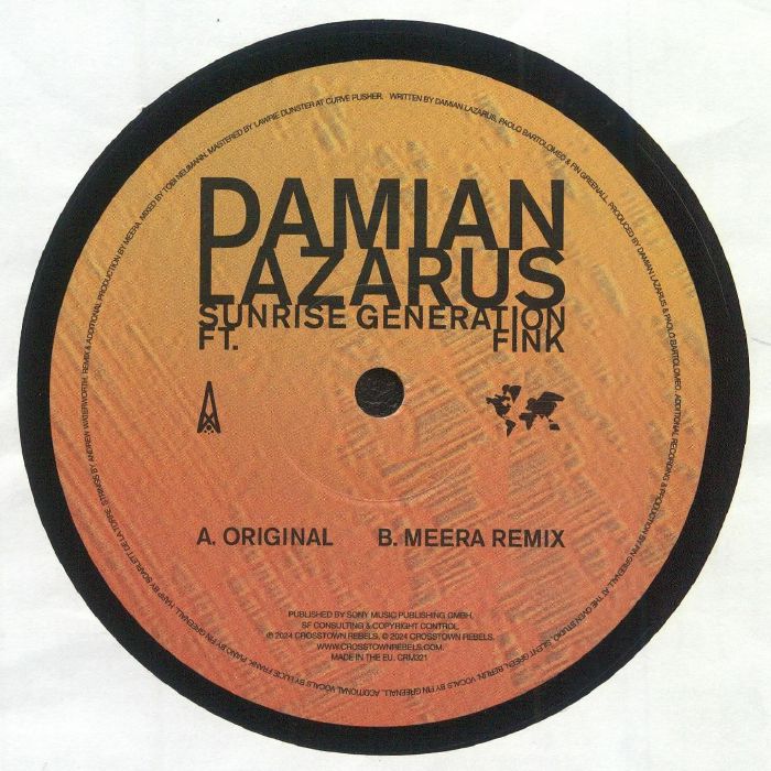 Damian Lazarus Feat. Fink - Sunrise Generation (12")