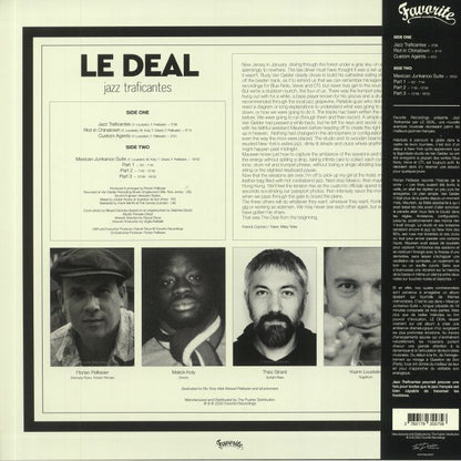 Le Deal – Jazz Traficantes (LP, Favorite Recordings, 2020) Back Cover