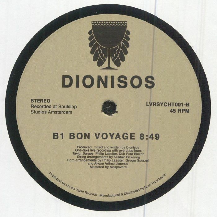 Le Dionisos – Trilogy (12", Lovers' Yacht, 2026) Back Cover