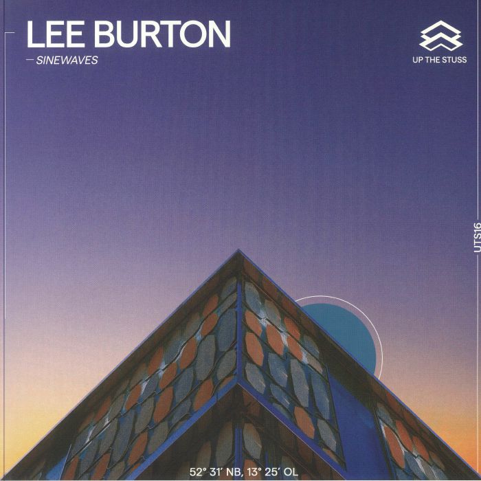 Lee Burton – Sinewaves (12", Aqua Blue, Up The Stuss, 2024) Front Cover