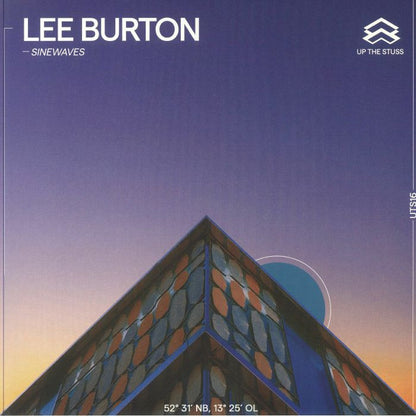 Lee Burton – Sinewaves (12", Aqua Blue, Up The Stuss, 2024) Front Cover