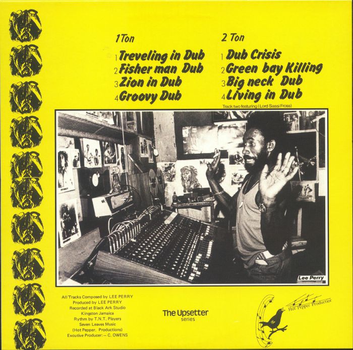 Lee Perry – Megaton Dub 2 (LP, The Upsetter Series, 2016) Back Cover