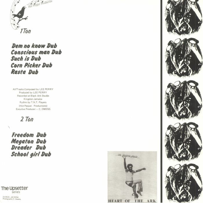 Lee Perry – Megaton Dub (LP, The Upsetter, 2022) Back Cover