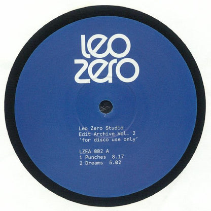 Leo Zero – Edit Archive Vol. 2 (12", Leo Zero Edit Archive, 2025) image 01