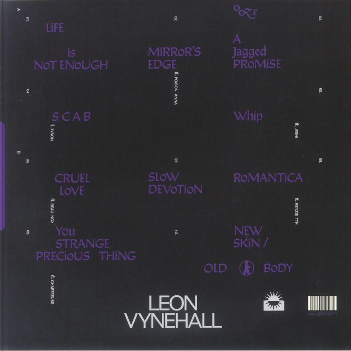 Leon Vynehall – In Daytona Yellow (LP, Studio Ooze, 2025) back cover