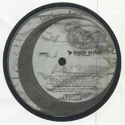 Leron Carson / Theo Parrish – The 1987 EP (12", Sound Signature, 2001) Back Cover