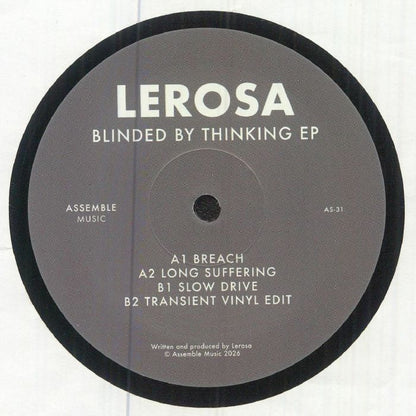 Lerosa – Blinded by Thinking (12", Assemble Music, 2026) Front Cover