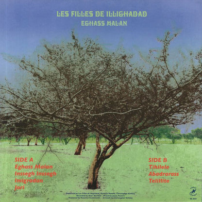 Les Filles De Illighadad – Eghass Malan (LP, Corrected, Sahel Sounds, 2021) Back Cover