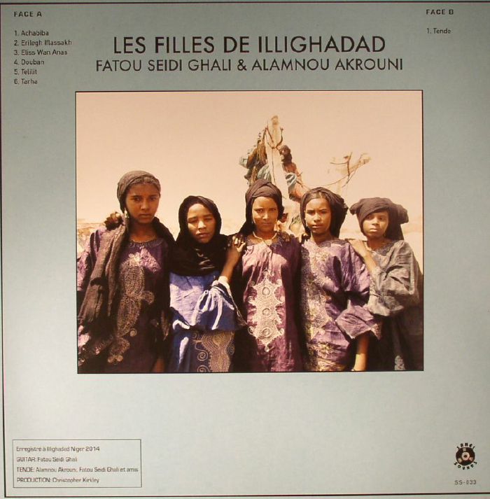 Les Filles De Illighadad - Fatou Seidi Ghali & Alamnou Akrouni – Les Filles De Illighadad (LP, Sahel Sounds, 2016) Back Cover