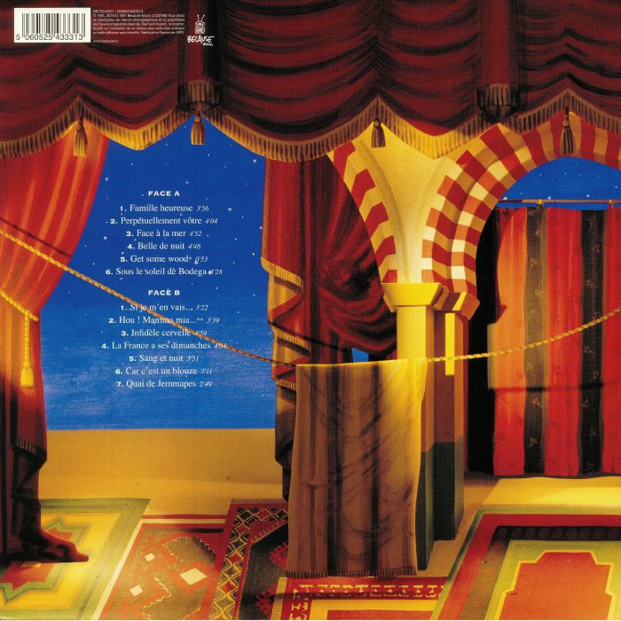 Les Negresses Vertes – Famille Nombreuse (LP+CD, Because Music, 2018) Back Cover