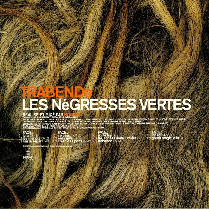 Les Negresses Vertes – Trabendo (2xLP+CD, Because Music, 2018) Front Cover