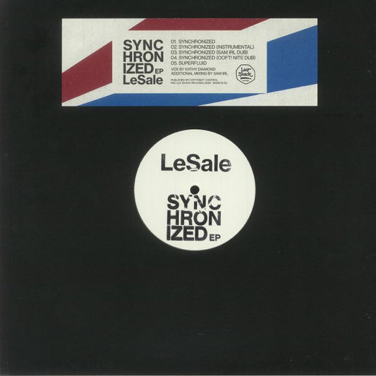 Lesale – Synchronized EP (12", hand-stamped, Luv Shack, 2022) Front Cover