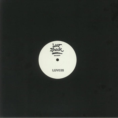 Lesale – Synchronized EP (12", hand-stamped, Luv Shack, 2022) Back Cover