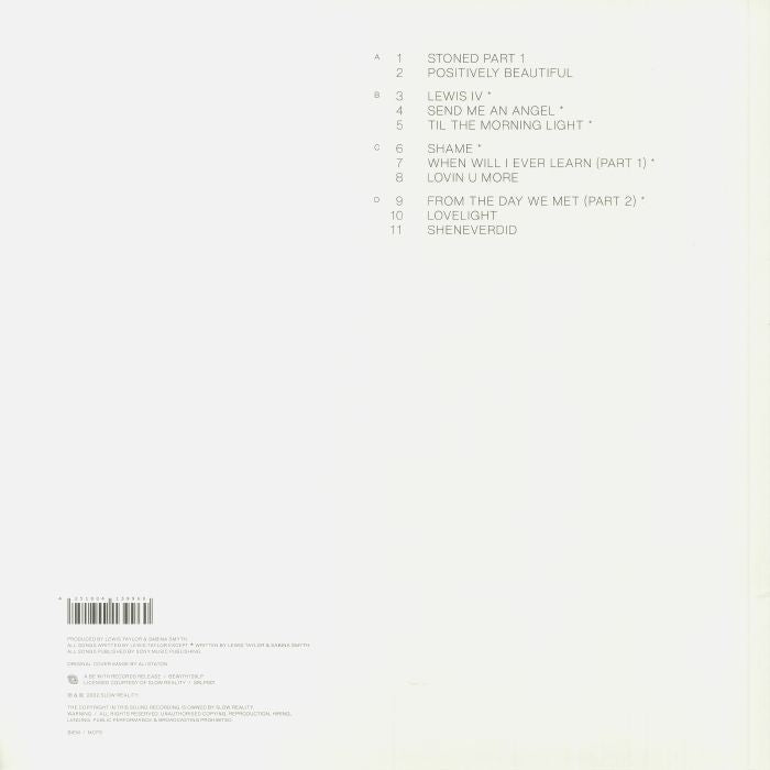 Lewis Taylor – Stoned Part 1 (2xLP, Be With Records, 2023) Back Cover